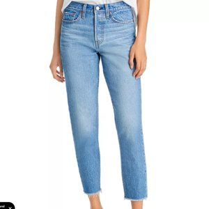 Levi's | Wedgie Icon Fit High Rise Straight Jeans in Athens No Way | Size 28